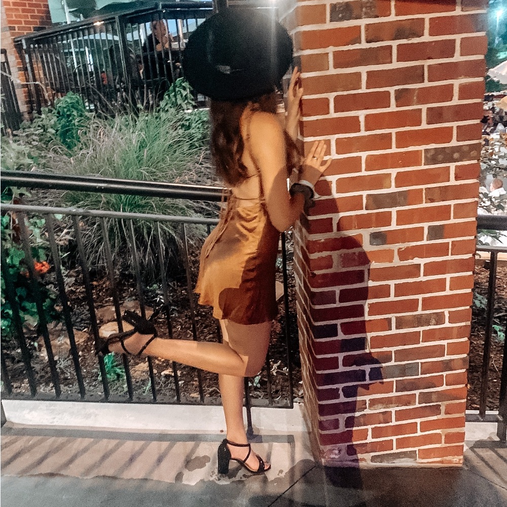 Princess Polly Gold Mini Dress